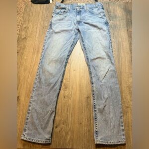 Ariat Men’s Vintage Striaght Leg Jeans 36x36 Light Wash Denim Classic Fit M1